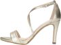 Lodi Sandalen Dames Damesschoenen Leer Naaldhak hoogte 8 cm Idaire met Goud - Thumbnail 8