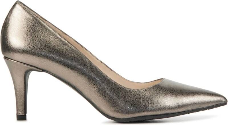 Lodi Leren Pumps Gray Dames