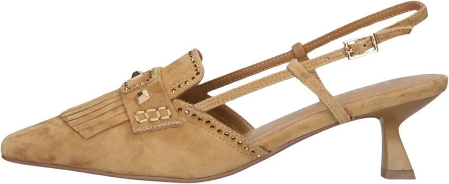 LODI Slingbacks Dames A-baikal Suède Camel - Foto 6