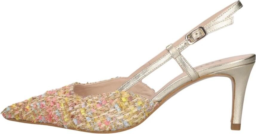 LODI Slingbacks Dames Nivis-x Textiel Goudkleurig - Foto 6