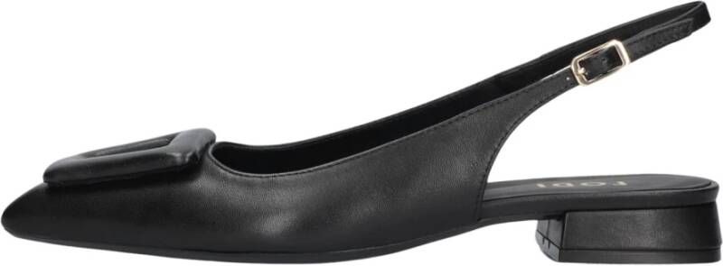 Lodi Zwarte Slingback Bro4883 Elegante Schoenen Black Dames
