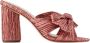 Loeffler Randall Roze Metallic Penny Sandalen Leer Pink Dames - Thumbnail 1