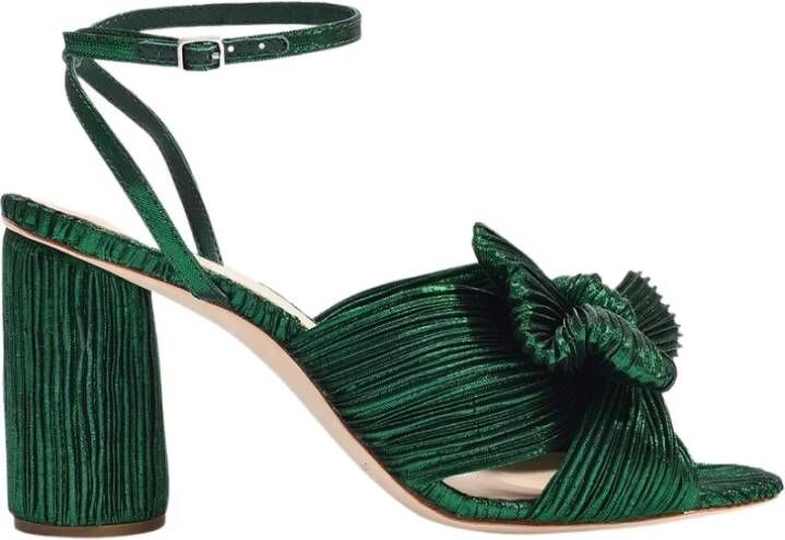 Loeffler Randall Camellia sandalen in Emerald Polyesther Groen Dames
