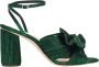 Loeffler Randall Camellia sandalen in Emerald Polyesther Groen Dames - Thumbnail 1