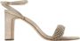 Loeffler Randall Rhinestone Almond Toe Sandalen Cappuccino Leer Beige Dames - Thumbnail 1