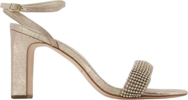 Loeffler Randall Suède Sandalen met Strass Beige Dames