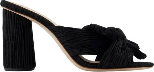 Loeffler Randall Zwarte Leren Penny Pumps Black Dames