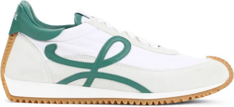 Loewe Groene Sneakers Stijlvol Rond Neusontwerp