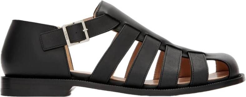 Loewe Leren sandalen met enkelband