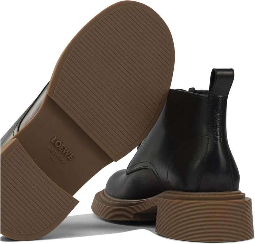 Loewe Leren Veterlaarsjes met Enkelhoogte - Foto 2