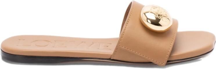 Loewe Pebble Leren Slippers