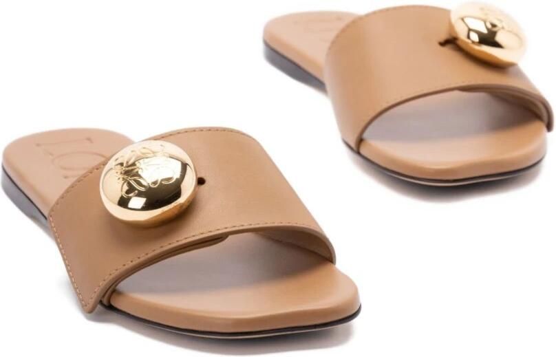Loewe Pebble Leren Slippers - Foto 2