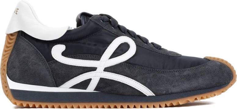 Loewe Marineblauwe Suède Sneakers