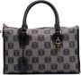 Loewe Pre-owned Tweedehands Handtas van Stof met Leren Details en Slotsluiting - Thumbnail 1
