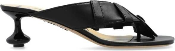 Loewe Zwarte Sandalen met Toy Hak