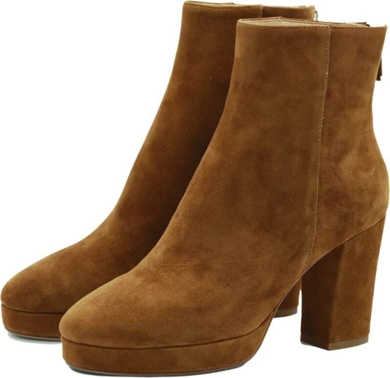 Lola Cruz Ankle Boots Bruin Dames