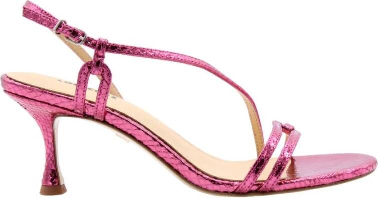 Lola Cruz Statement Hoge Hak Sandalen Roze Dames - Foto 7