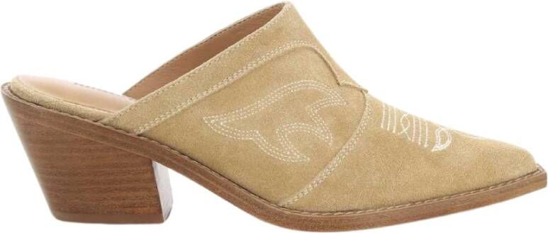 Lola Cruz Dameschoenen van cognac leer