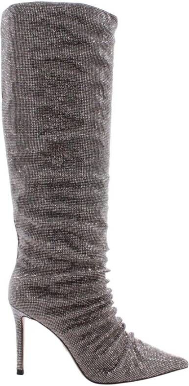 Lola Cruz Garry Enkellaarzen Gray Dames