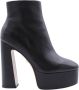 LOLA CRUZ Enkellaarsjes Dames 008t14bk Maat: 35 Materiaal: Leer Kleur: Zwart - Thumbnail 3