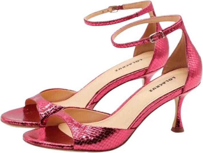 Lola Cruz High Heel Sandals Roze Dames