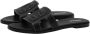 Lola Cruz Leren Instap Sandalen Black Dames - Thumbnail 1