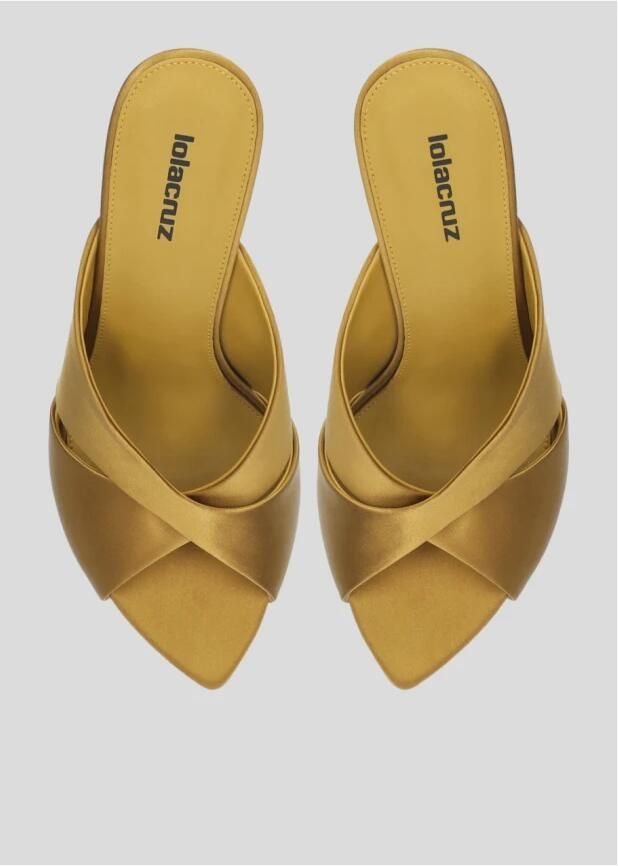 Lola Cruz Cross-Over Leren Sandaal - Foto 2