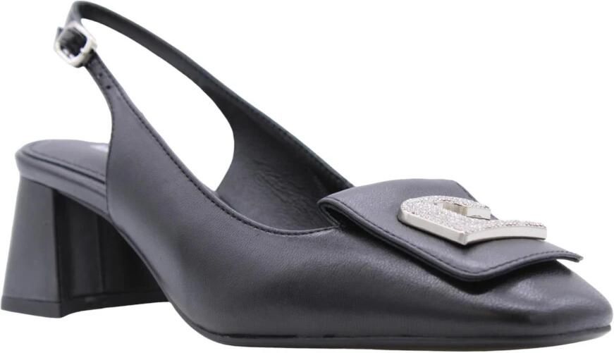 LOLA CRUZ Enkellaarsjes Dames 008t14bk Leer Zwart