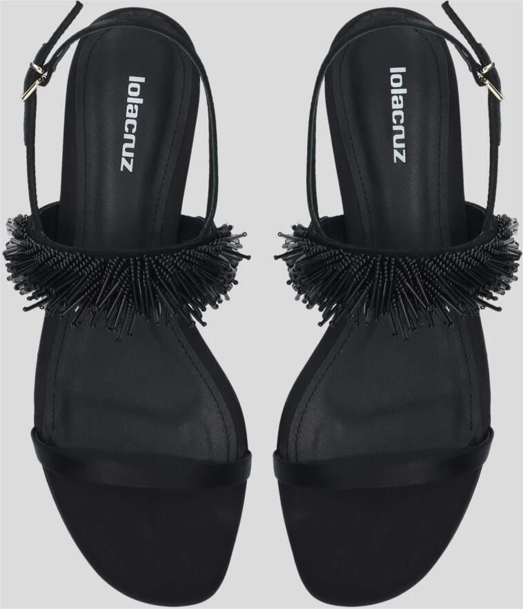 Lola Cruz Platte sandalen