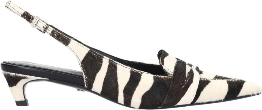 Lola Cruz Pumps in loafer-stijl met spitse neus