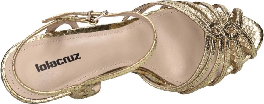 Lola Cruz Sandalen Goudkleurig - Foto 2