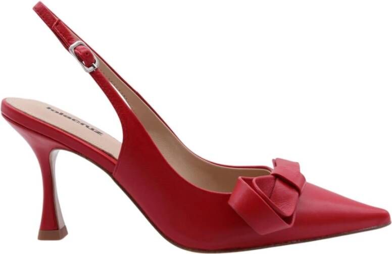 Lola Cruz Rode Slingback Sandalen
