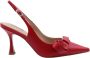 Lola Cruz Rode Slingback Sandalen - Thumbnail 2