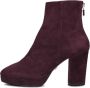 LOLA CRUZ Enkellaarsjes Dames 045t30bk Maat: 38 Materiaal: Suède Kleur: Rood - Thumbnail 4