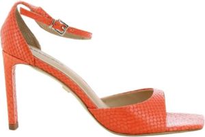 Lola Cruz Sandalen met hoge hakken Oranje Dames