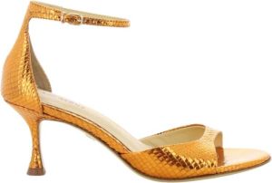 Lola Cruz Sandalen met hoge hakken Oranje Dames
