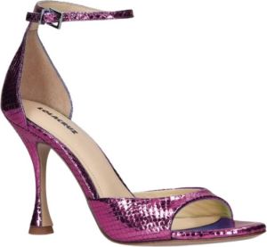 Lola Cruz Stijlvolle Hoge Hak Sandalen Roze Dames