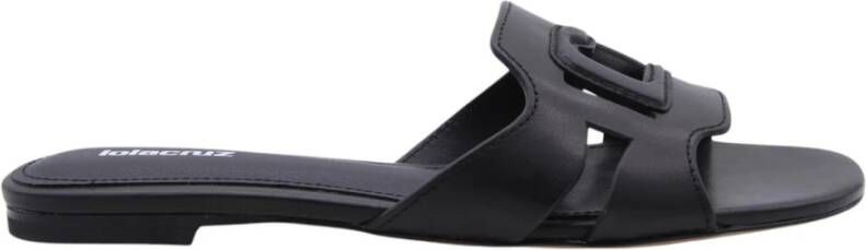 Lola Cruz Stijlvolle Paarse Muilezelschoenen