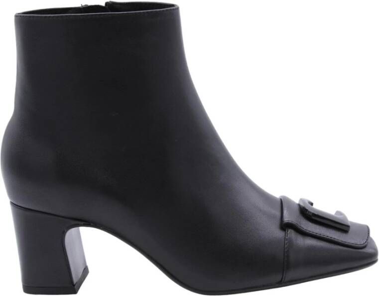 LOLA CRUZ Enkellaarsjes Dames 008t14bk Maat: 35 Materiaal: Leer Kleur: Zwart - Foto 11