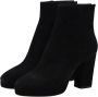 Lola Cruz Zwarte rits hakken leren laarzen Black Dames - Thumbnail 1