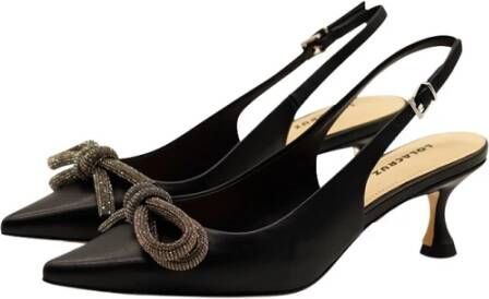 Lola Cruz Zwarte slingback pumps Zwart Dames