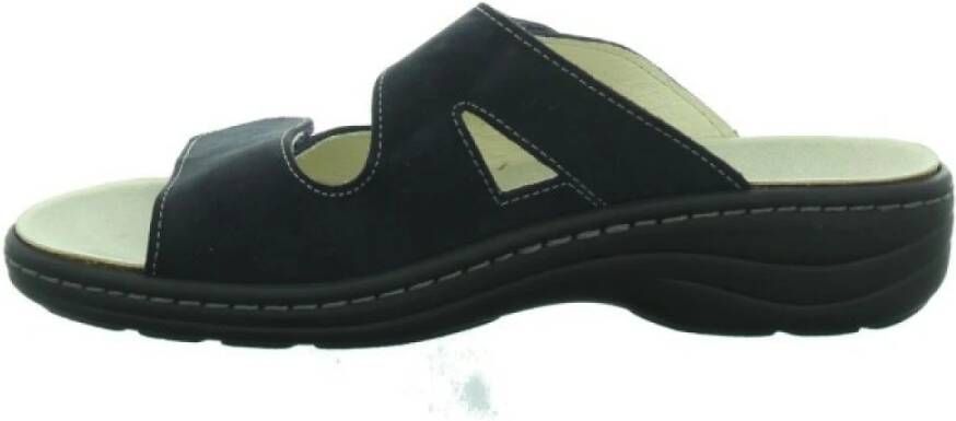 Longo Leren Dames Slippers