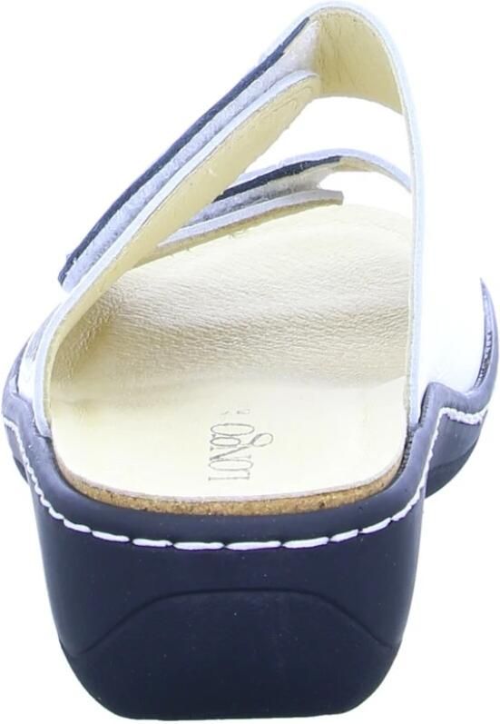 Longo Leren Dames Slippers