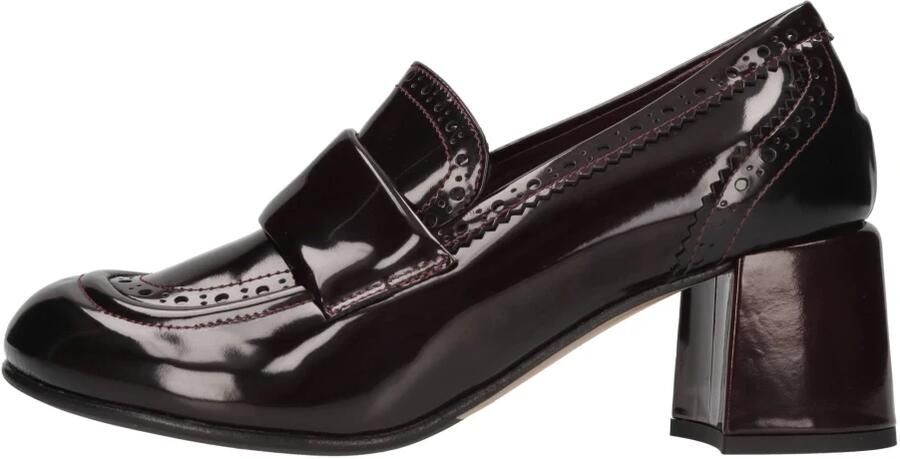 LORENA PAGGI Leren Loafers