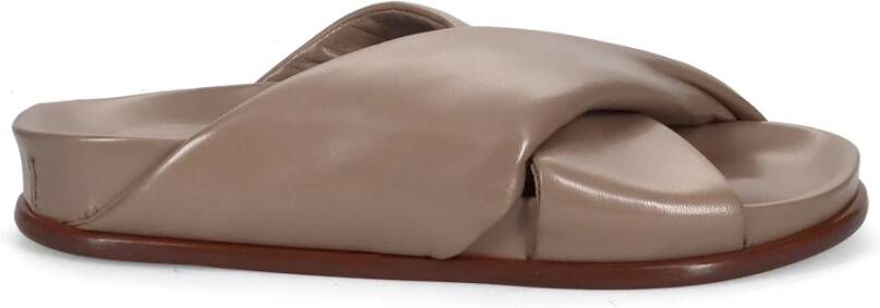 Lorenzo Masiero Glamoureuze Dove Grey Sandalen