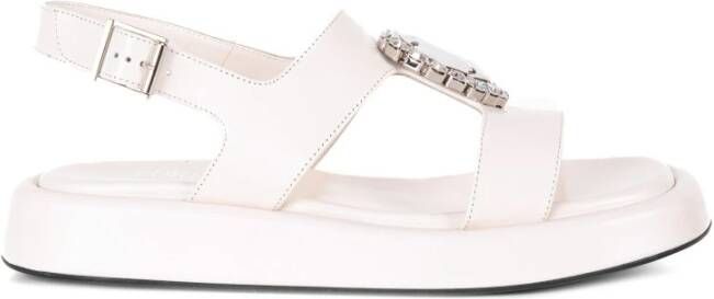 Loriblu Flat Sandals White Dames