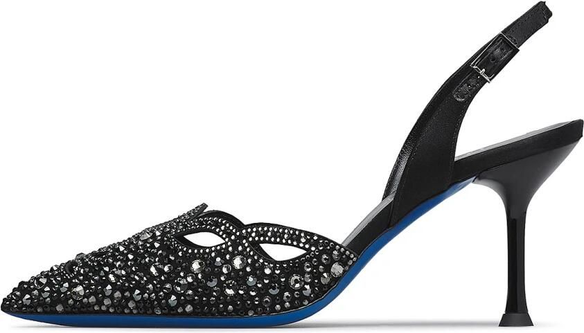 Loriblu Jewel Suede Slingbacks