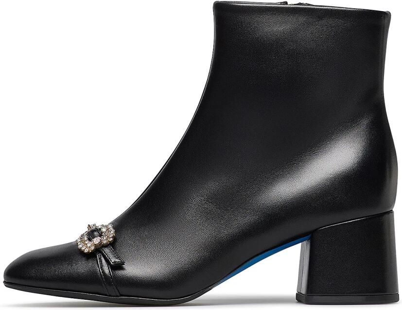 Loriblu Jeweled Buckle Ankle Boots