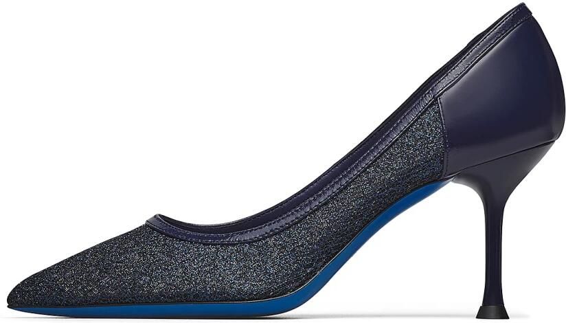 Loriblu Pumps van lakleer en tricot