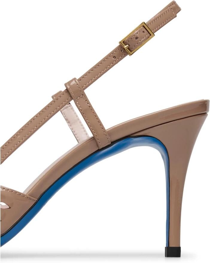 Loriblu Slingback geometrisch in poeder lak - Foto 2